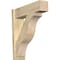 Ekena Millwork Funston Block Rough Sawn Outlooker, Douglas Fir, 8"W x 28"D x 32"H OUT08X28X32FST05RDF - alternate 1